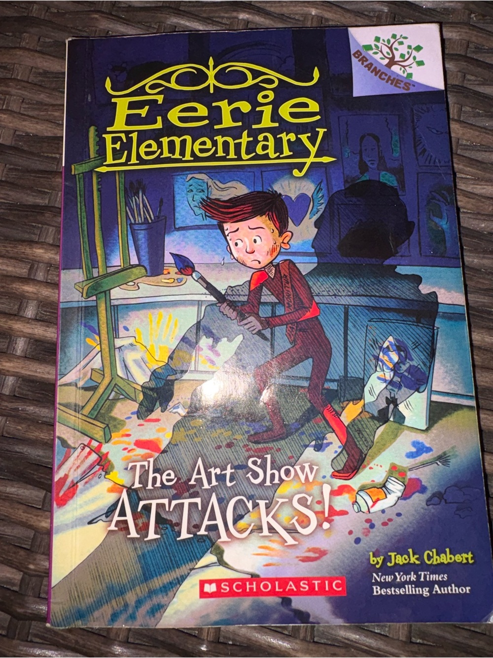 Eerie Elementary The Art Show ATTACKS! reading book